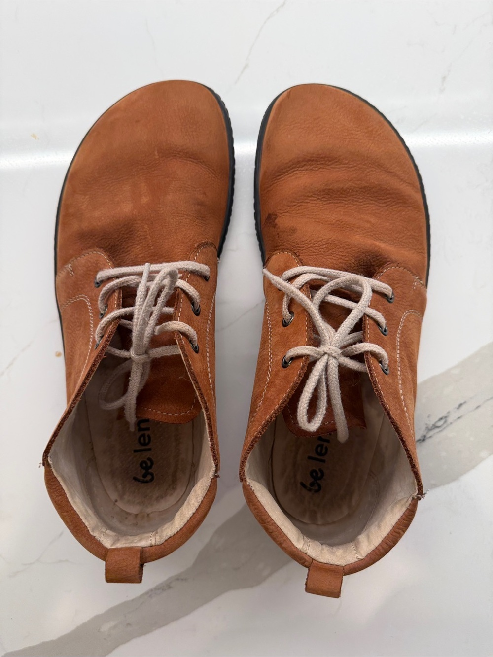 Men's Suede Chukka Boots in Cognac Brown